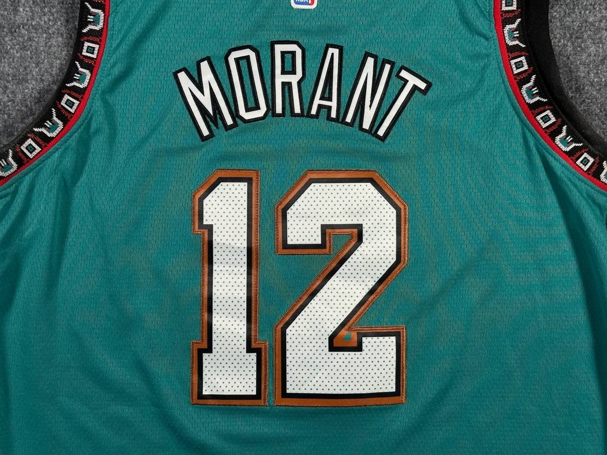 Nike Ja Morant #12 Vancouver Grizzlies Swingman Jersey Size 48