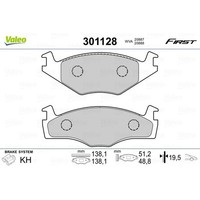 Valeo First BremsbelÄGe Vorne Passend FüR Seat Cordoba Ibiza Toledo Vw Caddy Gol