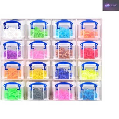 Vielseitiges 0,14L Kunststoff Organizer Set mit herausnehmbaren Fächern - 16 Stück