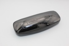 LULU GUINNESS Hard Clamshell Eye/Reading/Sun Glasses Case Glossy Black Red