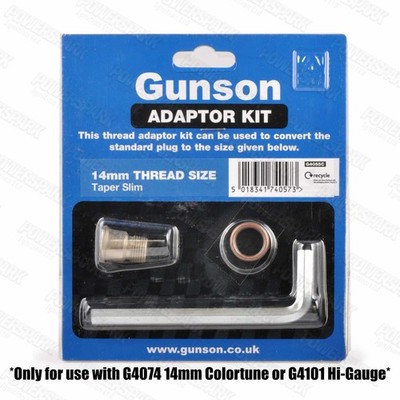 Colortune und Kompressionstester 14mm Slim Taper Gewinde Adapter Kit 4055C