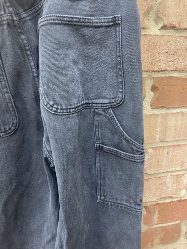 I Love Ugly Gray/black Denim Jeans Size Medium - Picture 7 of 12