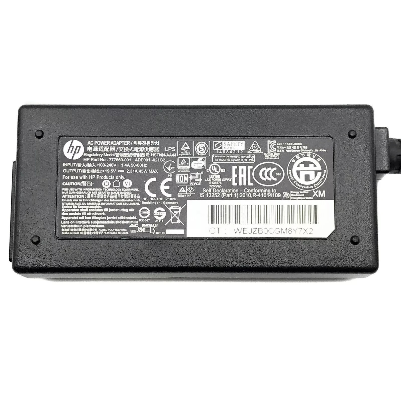 Genuine HP 45W AC Adapter Charger for HP ProBook 440 450 G3 G4 G5 G6 G7 G8 G9
