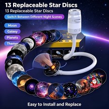 13 in 1 Galaxy Projector for Bedroom, Star Projector with Solar System Constel