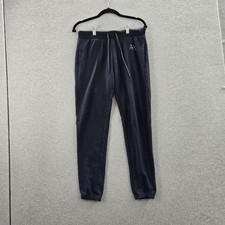 Armani Exchange Men Activewear Pants S Blue Jogger Sweat Logo 27" Inseam