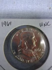 1961 Franklin Half Dollar BU Uncirculated Mint State 90% Silver