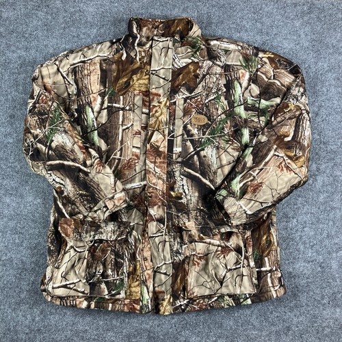 Sports Afield Jacket Mens Size XL Camo Hunting Outdoor Full Zip Insulated Coat