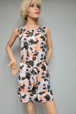 đSimply Vera Vera Wang Women-XS S. Multi Color Abstract Print Sleeveless Dress