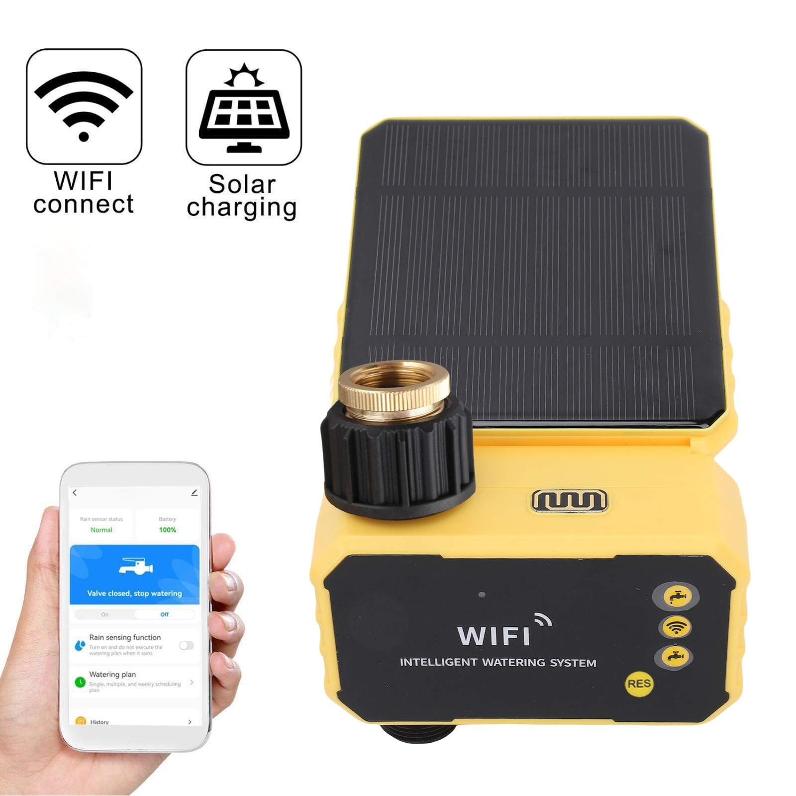 Smart Solar Sprinkler Timer For Efficient Watering Villas Rooftop Gardens For