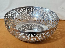 Frutero Alessi Cactus Marta Sansoni 2002 Acero Inoxidable Italia 18/10 - 28 cm