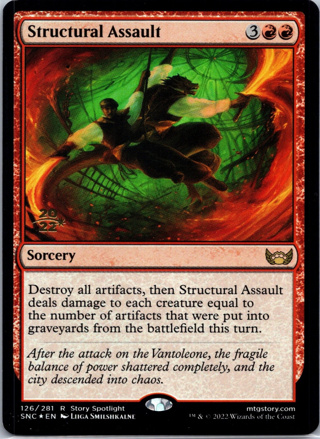 Structural Assault R Prerelease Cards 126 LP