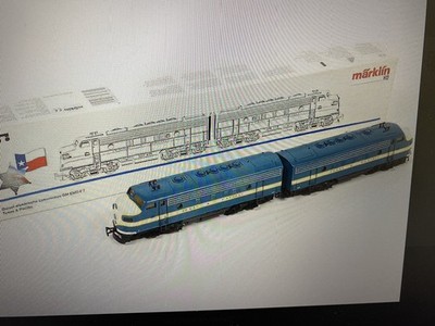 MARKLIN HO 3481 American Engine 2 Element TEXAS & PACIFIC GM EMD F7