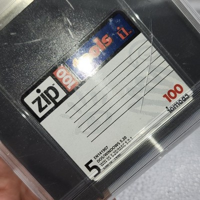 Vintage ZIP 100 Disk  DOS MAC 5.20