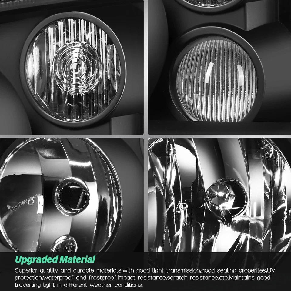 Conjunto de faros para Volkswagen Golf 1999-2006 par carcasa negra izquierda+derecha Foto 4 de 4