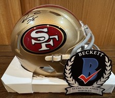 Deommodore Lenoir Autographed San Francisco 49ers Speed Mini Helmet Beckett
