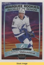 2019 O-Pee-Chee Platinum Marquee Rookies Sunset Carter Verhaeghe #155 READ 3ir