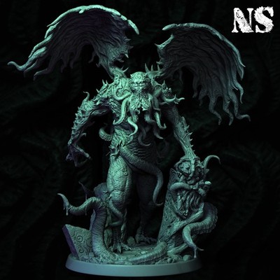 Cthulhu, 'The Sleeper of R'lyeh' Miniature for TTRPG and Display