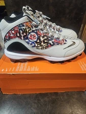 Nike Men’s Griffey 2 "Jackie Robinson Day" MCS Baseball Cleats: New In Box: 14