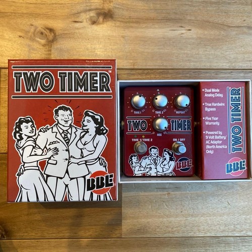 BBE Two Timer Boxed Guitar Effects Delay | eBay