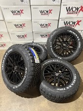 Brand new set of 18” Black alloy wheels and tyres Vw Crafter 5 stud 5x120