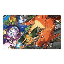 Charizard Mewtwo Board Game Pokemon Table Playmat Play Mat TCG CCG Pad Mousepad