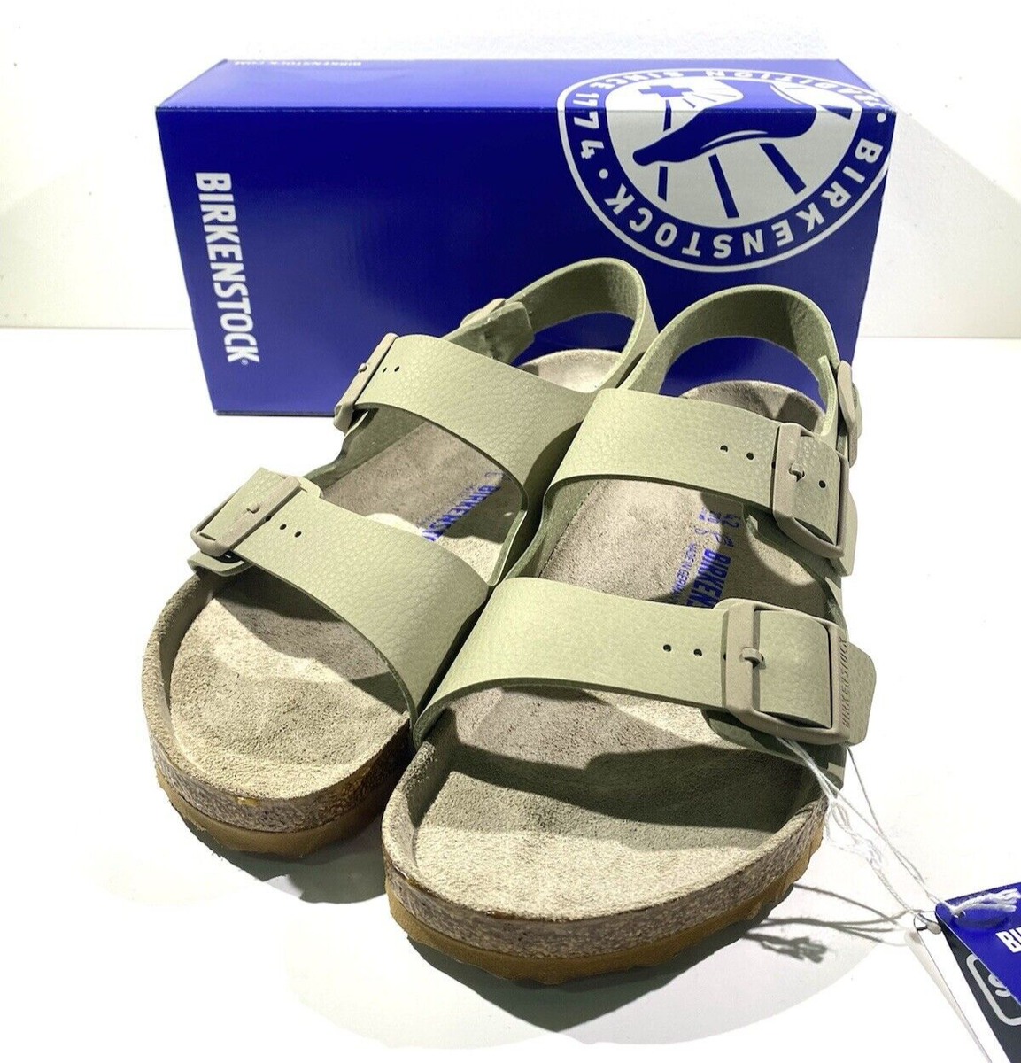 Birkenstock Milano Unisex W11/M9 (EU42)Reg/Sfb Faded Khaki 