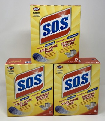 clorox steel wool pads