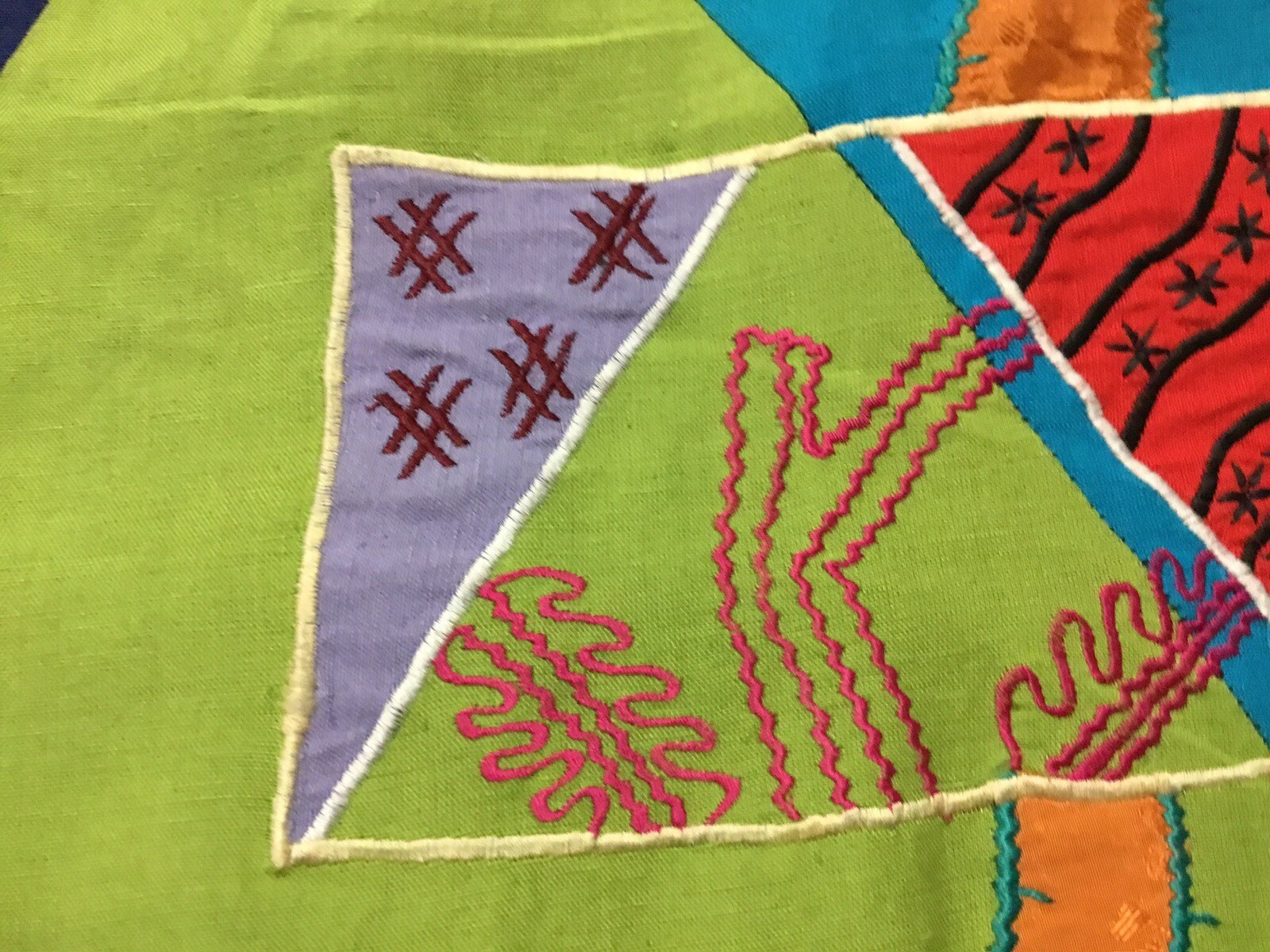 indigo moon jacket large Patchwork Boho Vintage L… - image 15