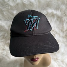 Miami Marlins Baseball Cap Hat Youth Black