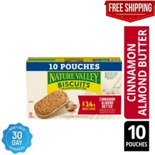 Nature Valley Biscuit Sandwiches, Cinnamon Almond Butter, 10 ct, 13.5 OZ