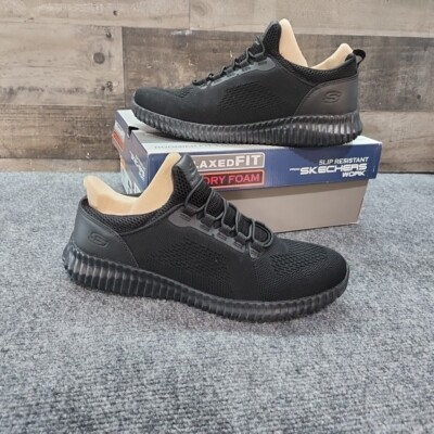 Skechers Men's Cessnock Relaxed Fit Slip Resistant Work Shoe