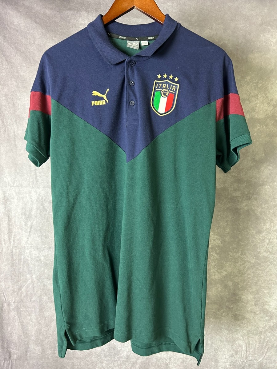 Puma Italia Iconic Mcs Men\u0026#039;s Tee Polo Shirt Italia Iconic Mcs  Manchester City FC Iconic MCS Men's