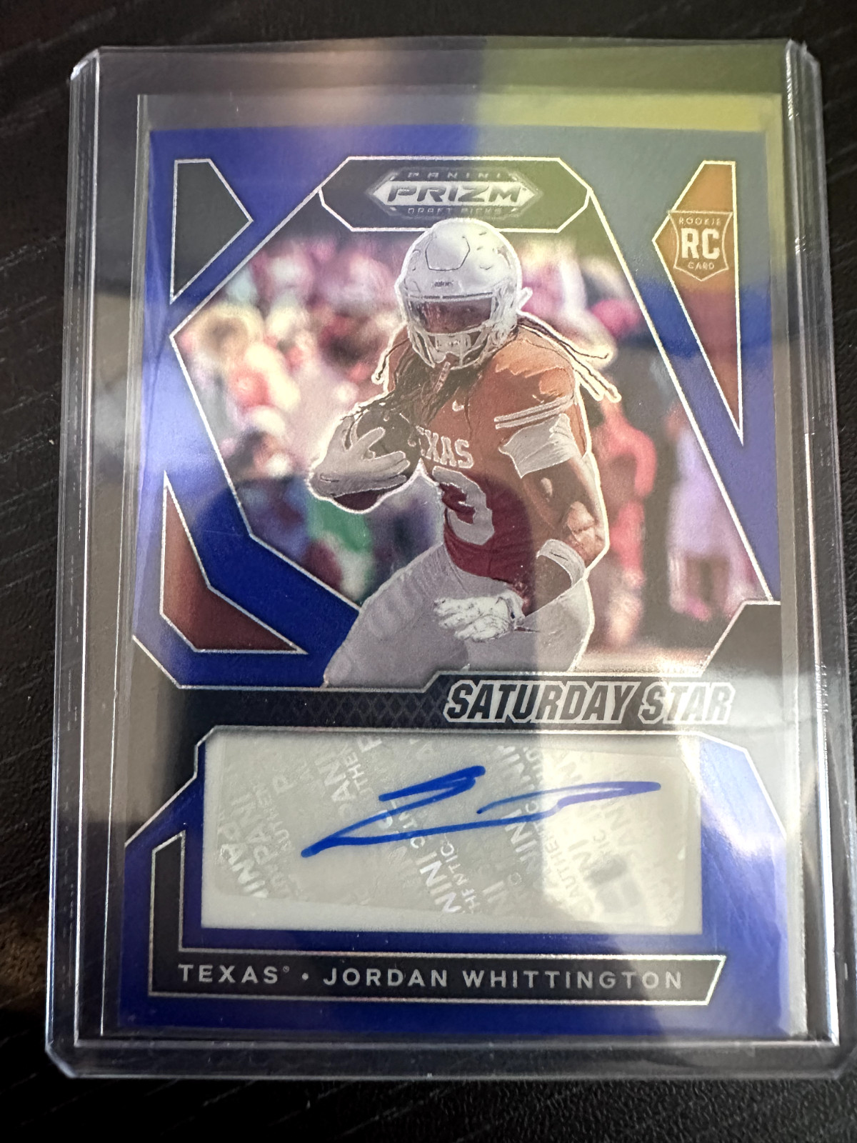 Jordan Whittington Panini Prizm Draft Picks Saturday Star Signatures #SSSJWN Blue