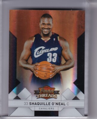 2009-10 PANINI THREADS #34 SHAQUILLE O'NEAL REFRACTOR CAVALIERS 60/249 B182