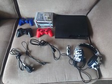 playstation 3 slim 250gb Console Bundle With 3 Controllers 6 Games And Headset