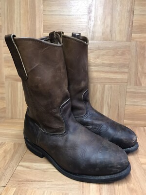 レッドウィング 2214 ペコス レザー ワークブーツ スチールトゥ 茶 レッドウィング 2214 ペコス レザー ワークブーツ スチールトゥ 茶