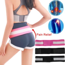 Sacroiliac SI Joint Hips Belt Lower Back Lumbar Support Brace for Men and Women