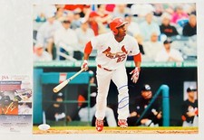 Oscar Taveras Signed 11x14 Photo JSA Coa Cardinals