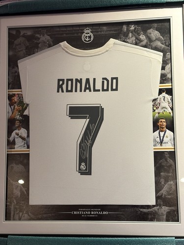 Cristiano Ronaldo signed Real Madrid 2015/16 shirt ICONS A1 CR7 - Picture 3 of 18