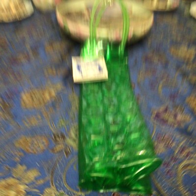 Bella Vita Brand Chill It Freezable Wine Travel Bag Cold Green 12 x4 