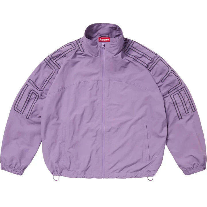 ジャケット・アウター Supreme Spellout Embroidered TrackJacket Supreme Spellout Embroidered Track Jacket Dusty Purple | eBay