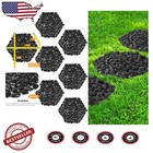 Durable Hexagon Stepping Stones - 12-Inch Natural River Rock Pavers for Outdoors
