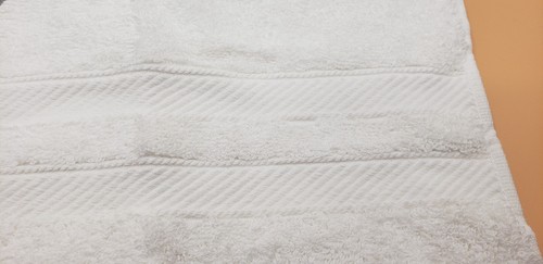 Pottery Barn Classic White Hand Towel Set of 2 NWOT 20 x 30 inches Monogram "A" - Picture 6 of 15