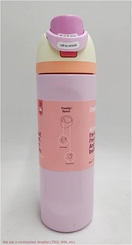 Owala 24oz Stainless Steel Insulated Water Bottle - Popping Peony SEE DETAILS