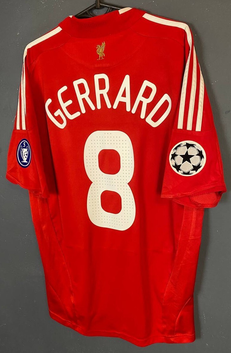リバプール GERRARD 8番 ユニフォームUSA Lサイズ MENS FC LIVERPOOL 2008/2010 STEVEN GERRARD 8 SOCCER FOOTBALL