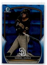 2023 Bowman Draft Chrome Sapphire Edition Samuel Zavala #BDC-83 Padres