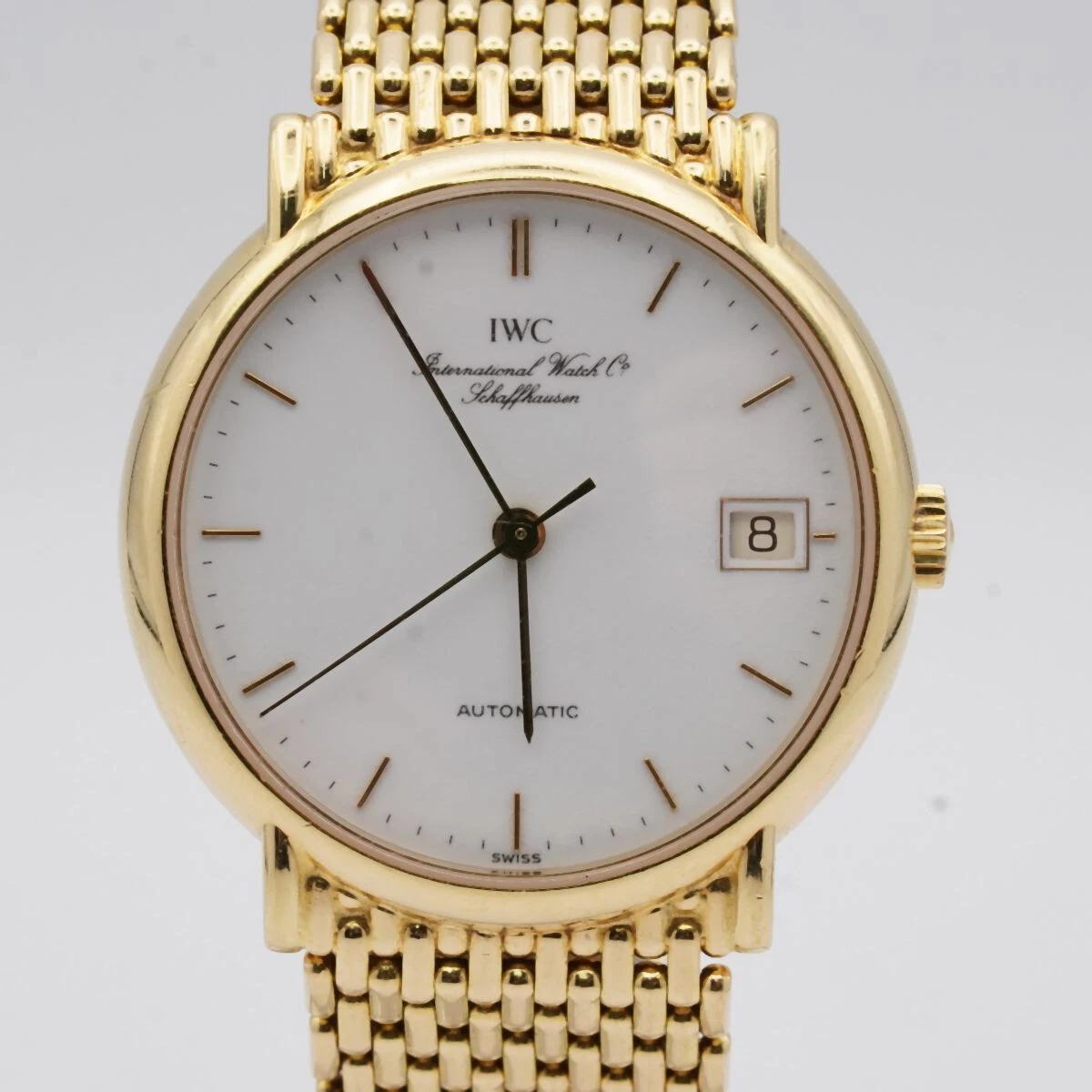 IWC PORTOFINO VINTAGE AUTOMATIK HERREN UHR 34MM 3513 VINTAGE 18K