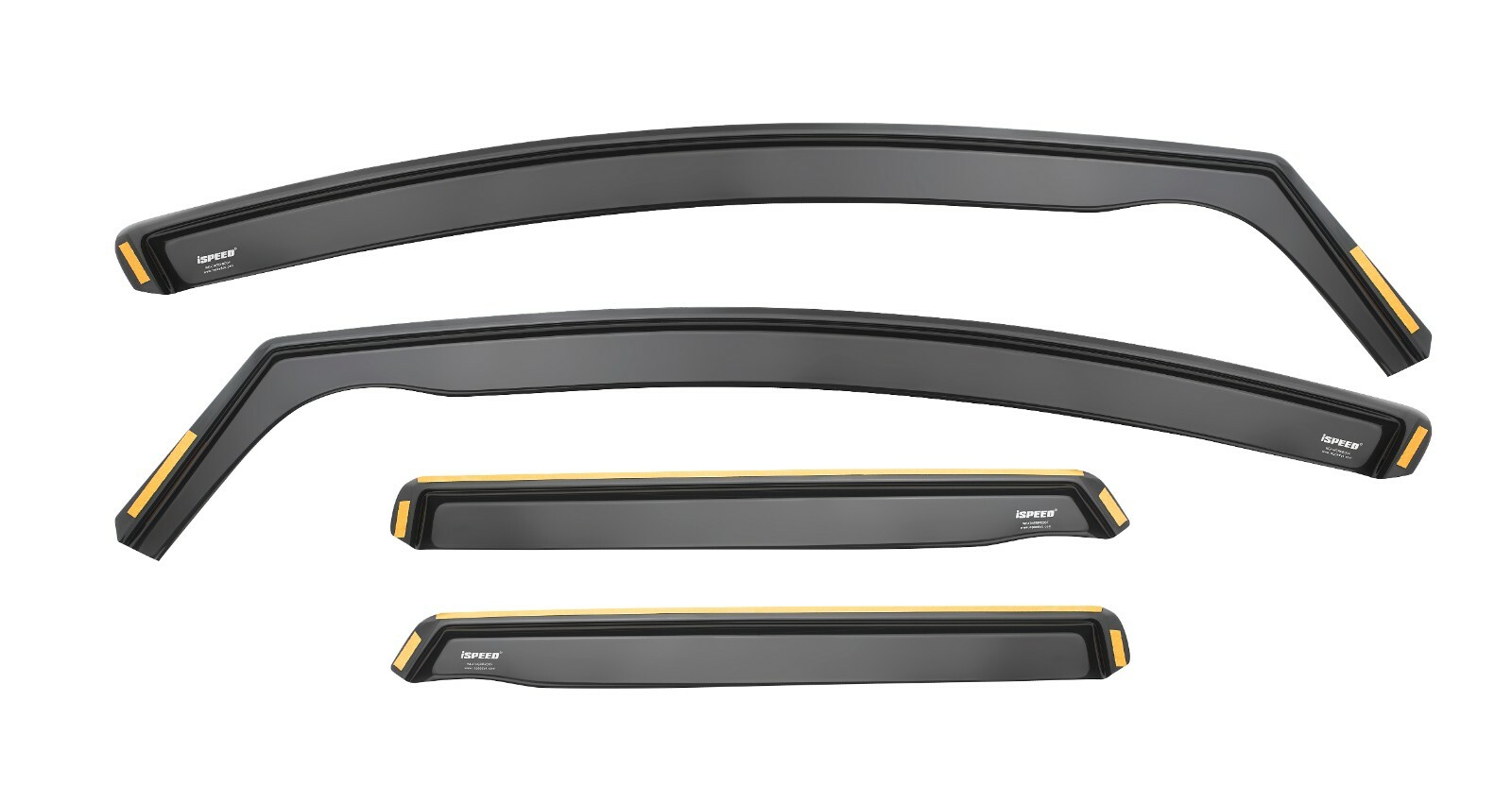 iSpeed Wind Deflectors For VW Golf mk7 5 Door Hatchback 20122018 4pc Tinted eBay