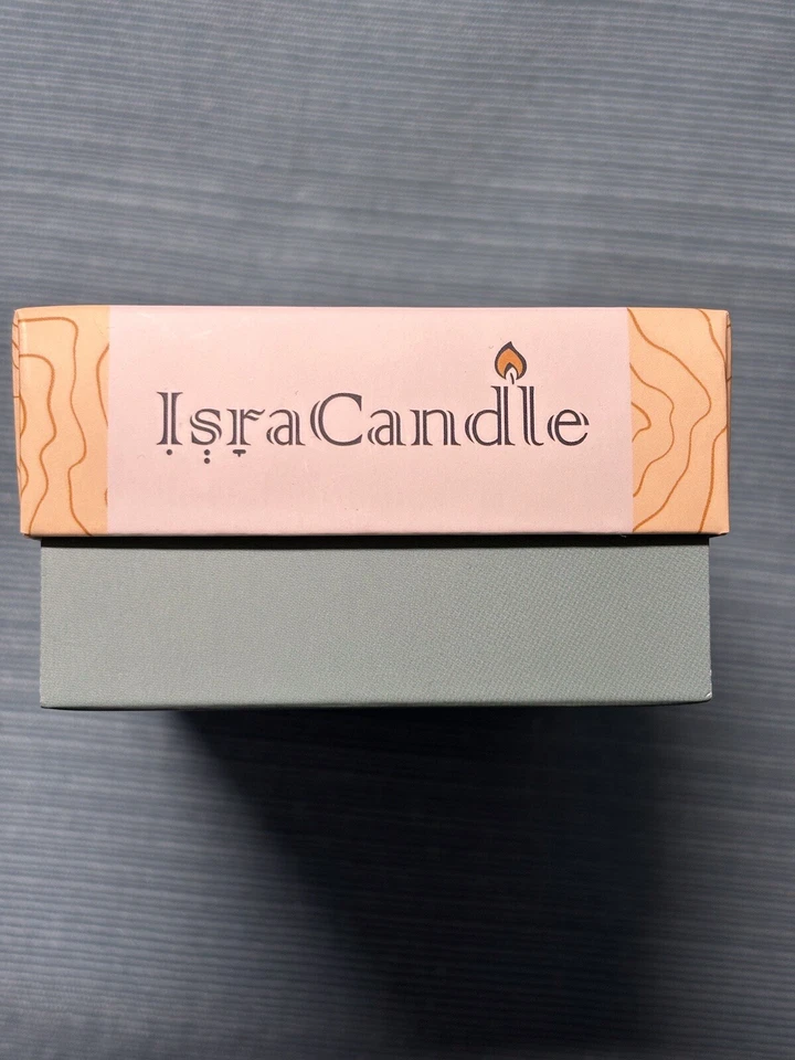 Dead Sea Candle Made In Israel By IsraCandle 100% Natural Beeswax Cotton Wick - Image 4 of 4