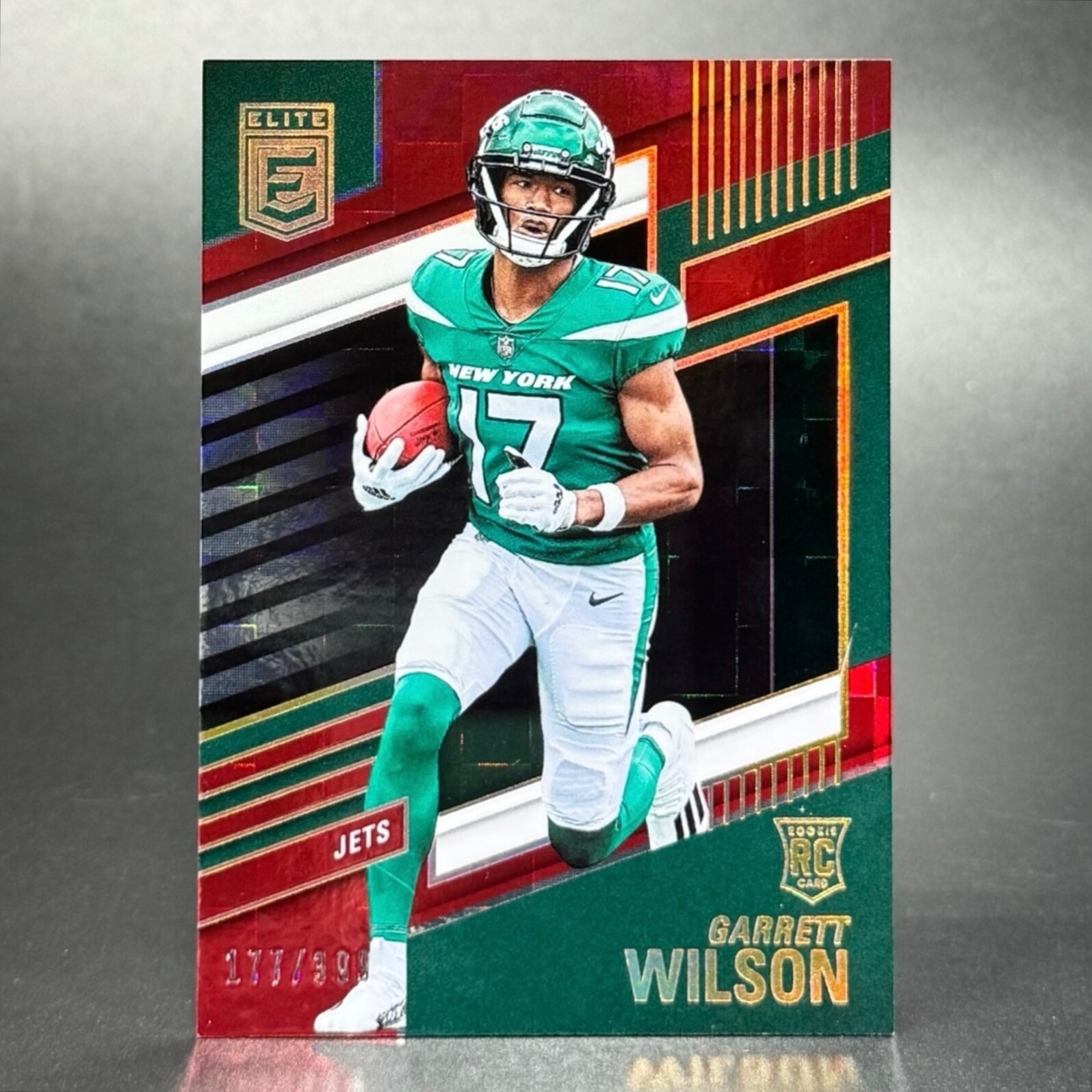 2022 Panini Donruss Elite Football #118 Garrett Wilson Rookie Red /399 RC